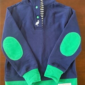 The Beaufort Bonnet Company Hayward Half - Zip with Elbow Patches